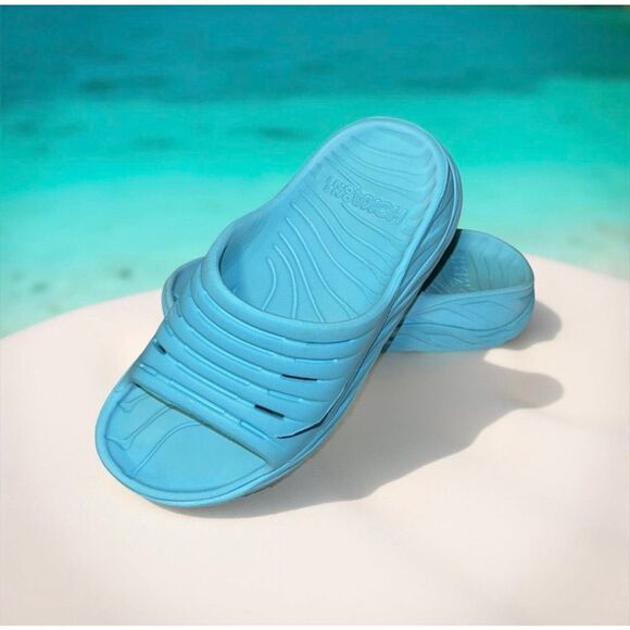 Women’s Hoka One on One is Ora Recovery Slides Size 6.5 - Picture 1 of 8